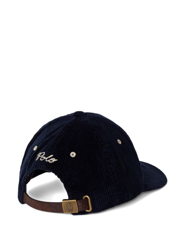 Polo Ralph Lauren コーデュロイ キャップ | ブルー | FARFETCH JP