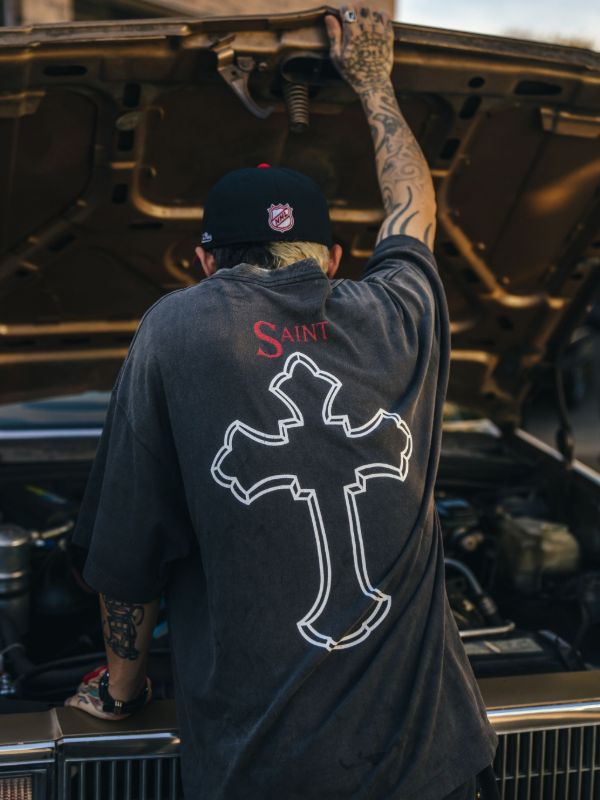 SAINT MXXXXXX 2Pac Tシャツ | ブラック | FARFETCH JP