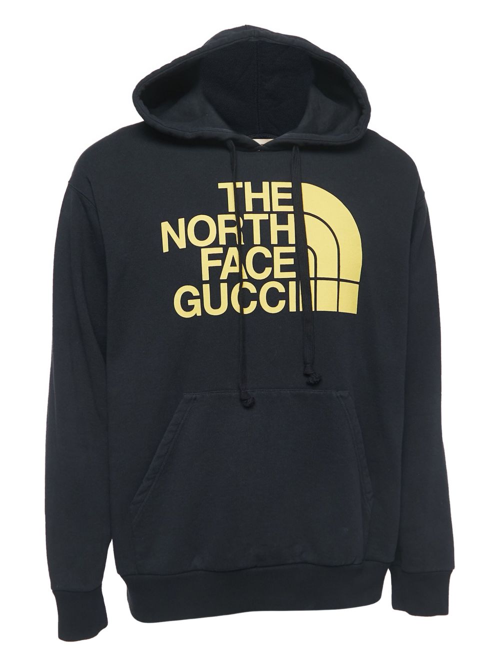 Gucci Pre-Owned x The North Face logo-print Cotton Hoodie | Black