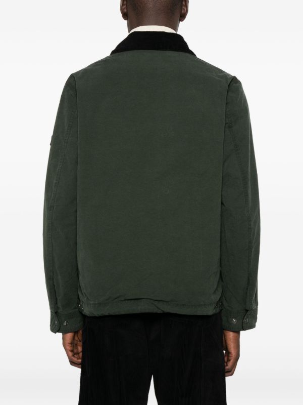 Barbour corduroy-collar flap-pocket Jacket | Green | FARFETCH