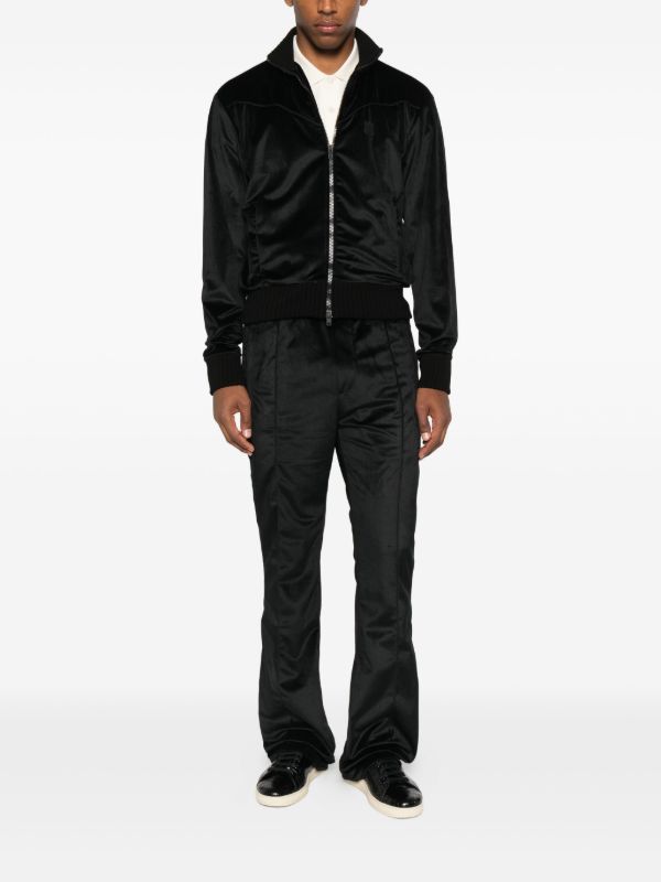 AMIRI ベロア ジップジャケット | ブラック | FARFETCH JP