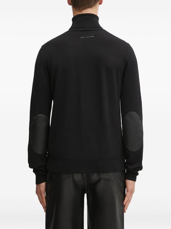 MM6 Maison Margiela タートルネック セーター | ブラック | FARFETCH JP