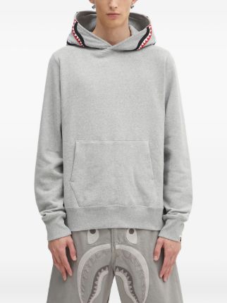 A BATHING APE® シャークモチーフ パーカー | グレー | FARFETCH JP