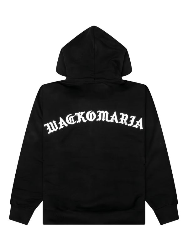WACKO MARIA ロゴ パーカー | ブラック | FARFETCH JP