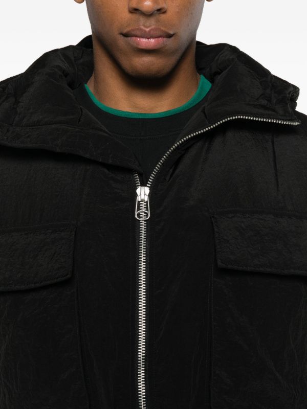 OAMC フーデッド パデッドコート | ブラック | FARFETCH JP