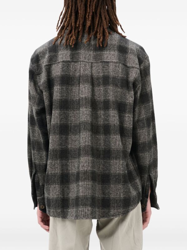 OUR LEGACY チェック シャツ | ブラック | FARFETCH JP