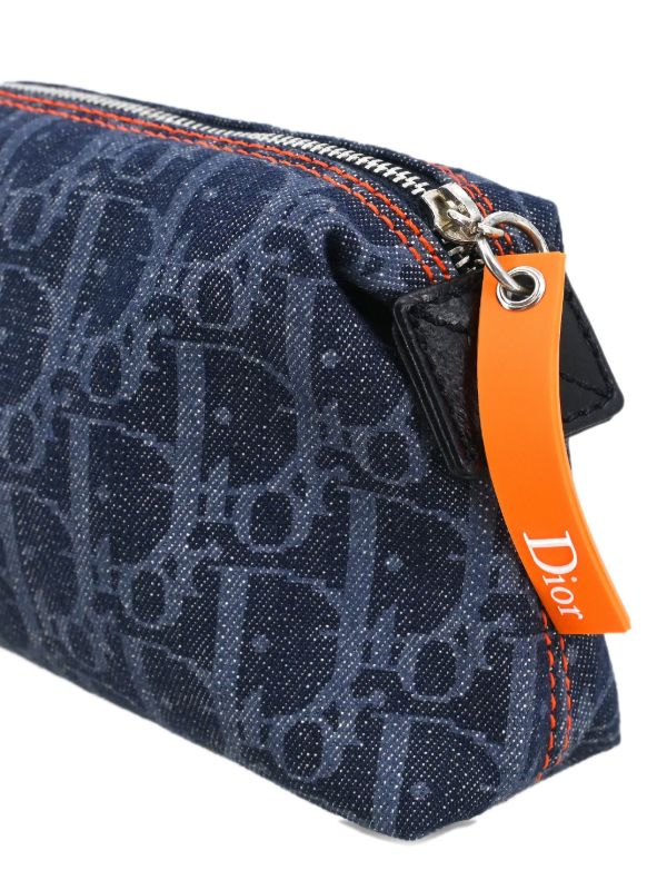 Christian Dior Pre-Owned 2006 フライト トロッターデニムポーチ