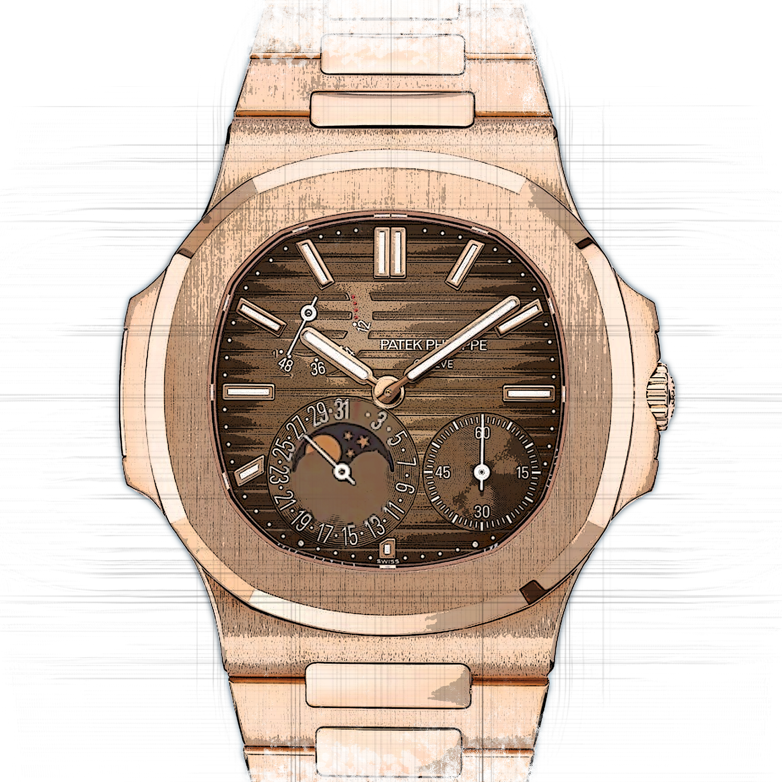 Patek Philippe Nautilus 5712/1R-001 in Rose Gold | CHRONEXT