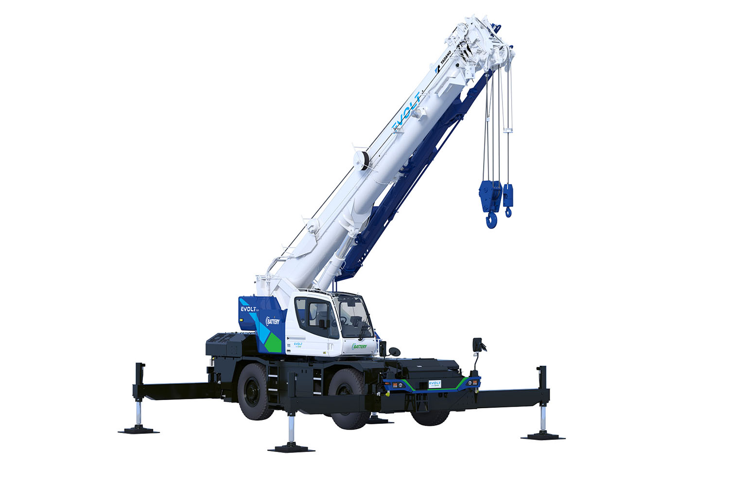 タダノから世界初のフル電動ラフテレーンクレーンが登場！ どんな特徴