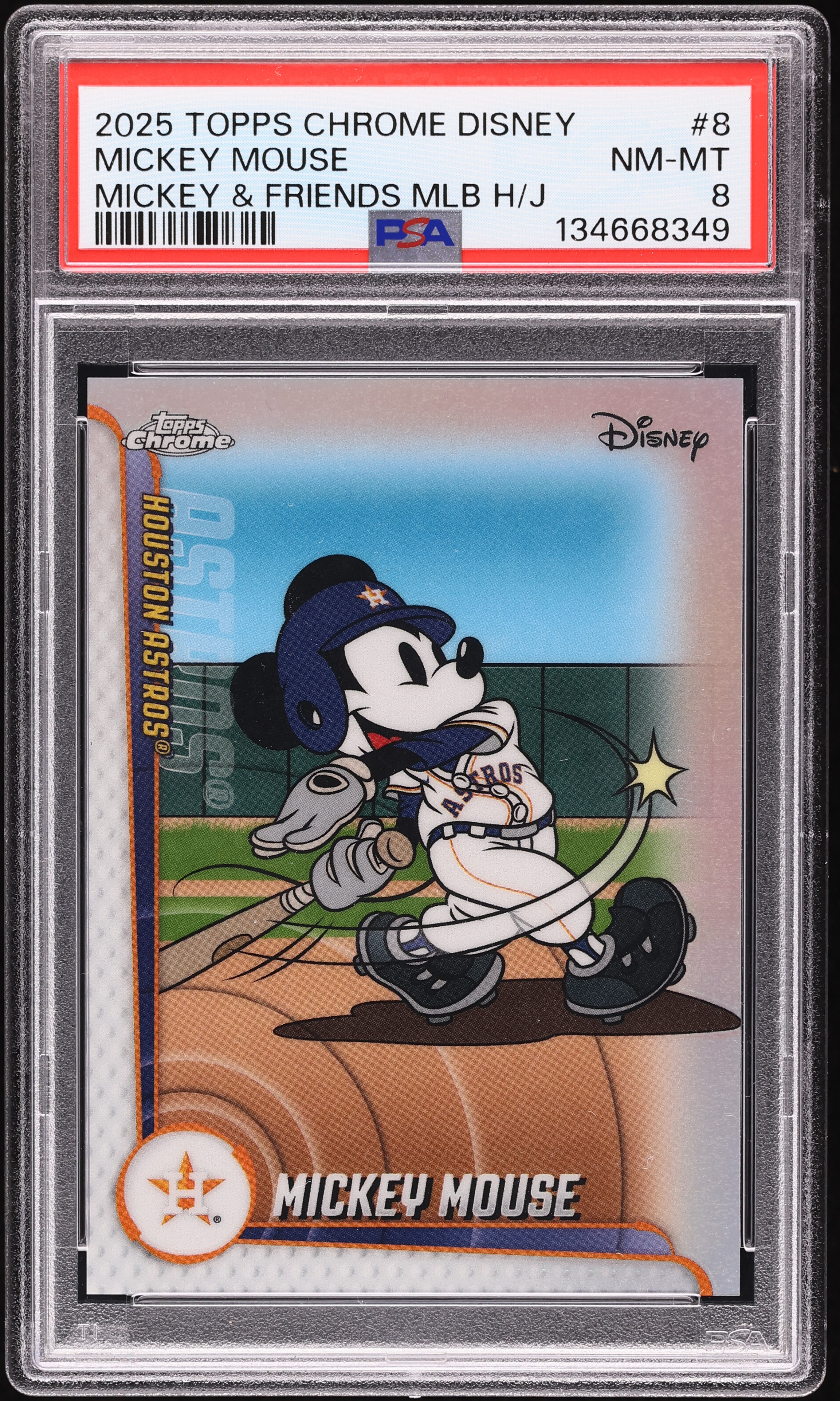 2025 Topps Chrome Disney Mickey & Friends MLB Home Jersey Mickey