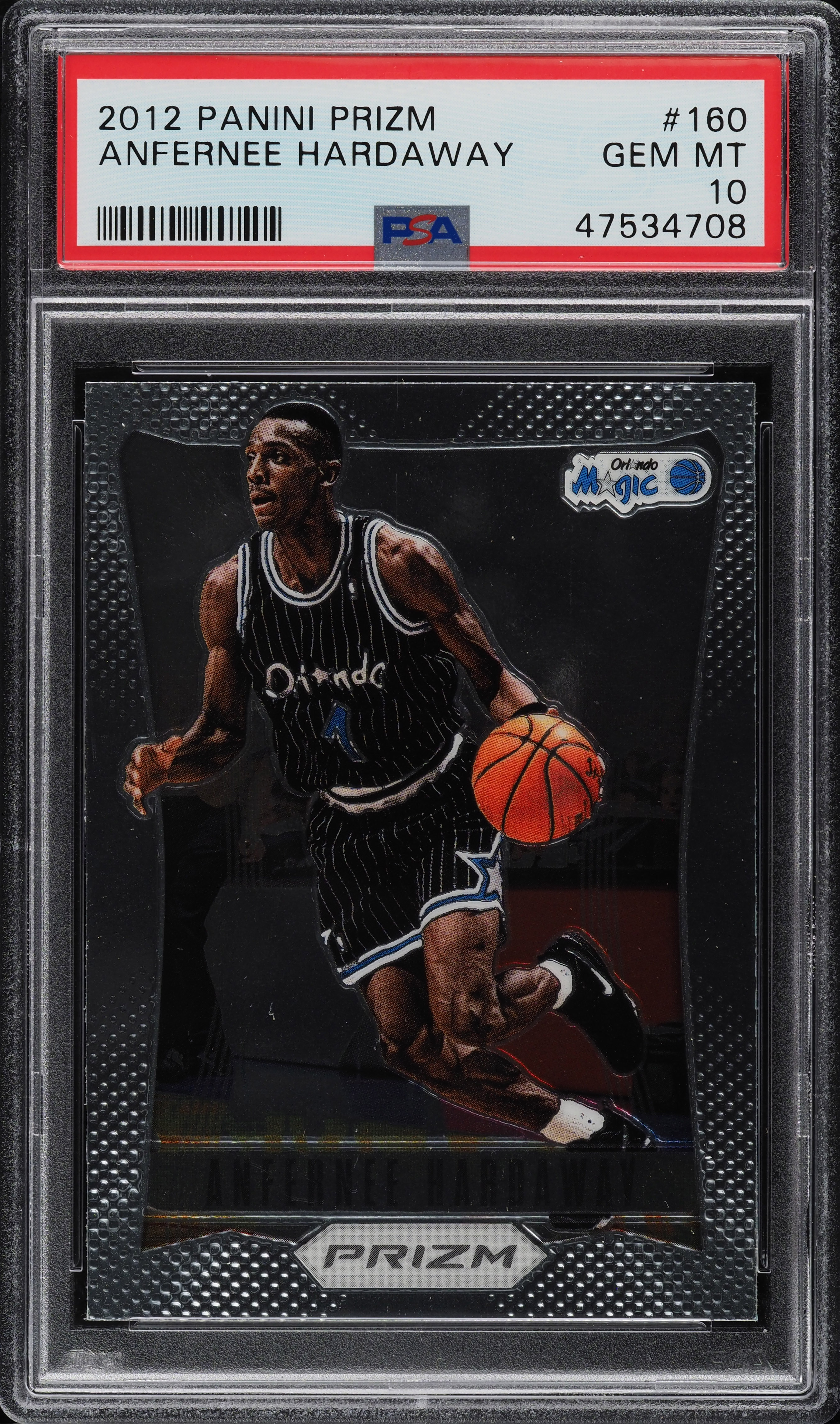 2012 Panini Prizm Anfernee Penny Hardaway #160 PSA 10 GEM MINT on