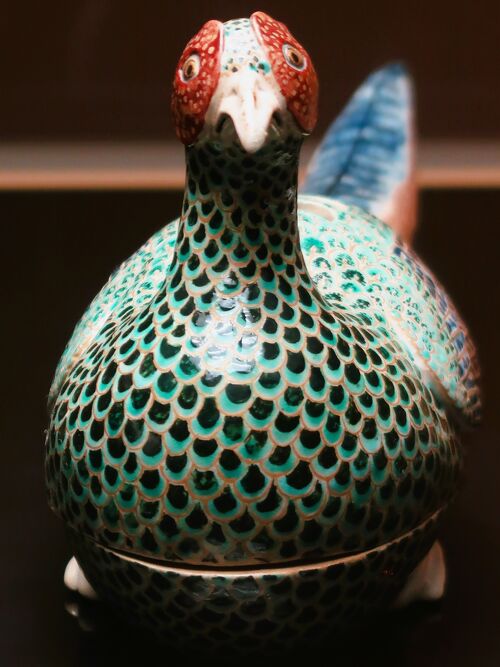 金沢13 石川県立美術館 《 色絵雉香炉 》-国宝‐ ☆カフェｰ喫茶/休憩