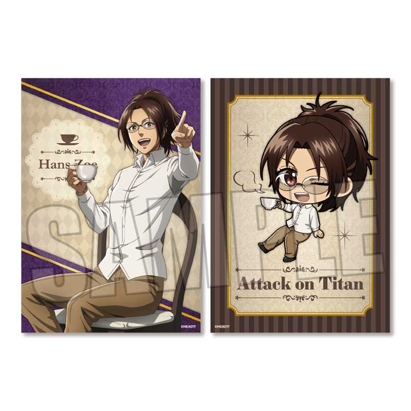 進撃の巨人_らくピタポスター/ハンジ・ゾエ ティーブレイクver. | 公式