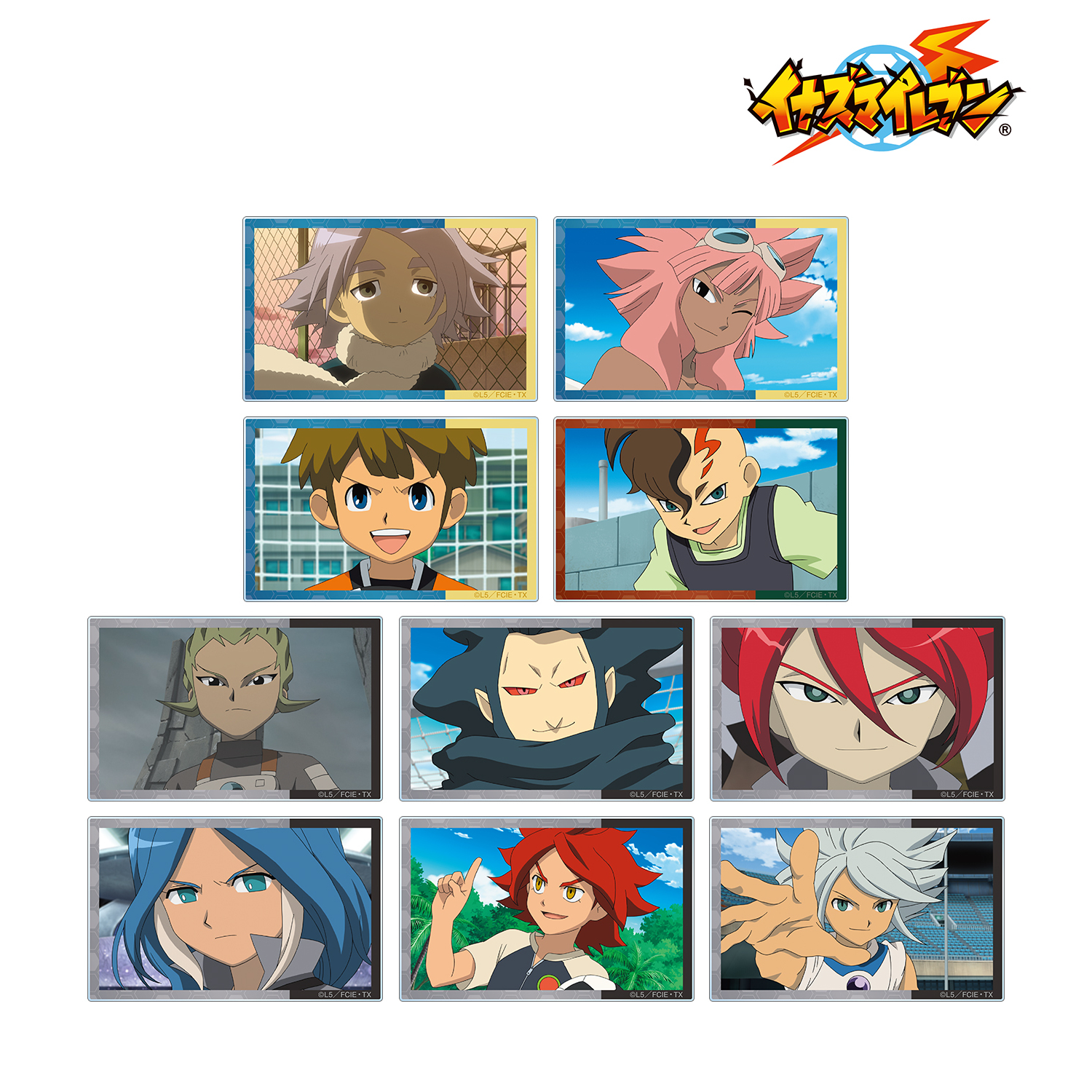 イナズマイレブン_トレーディング場面写アクリルカード 脅威の侵略者編