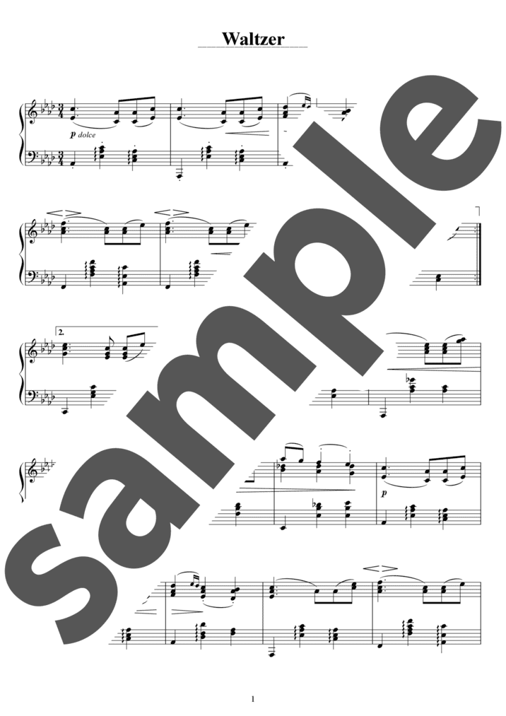 ピアノ楽譜】24の前奏曲第7番 / F.Chopin（ソロ / 初中級）