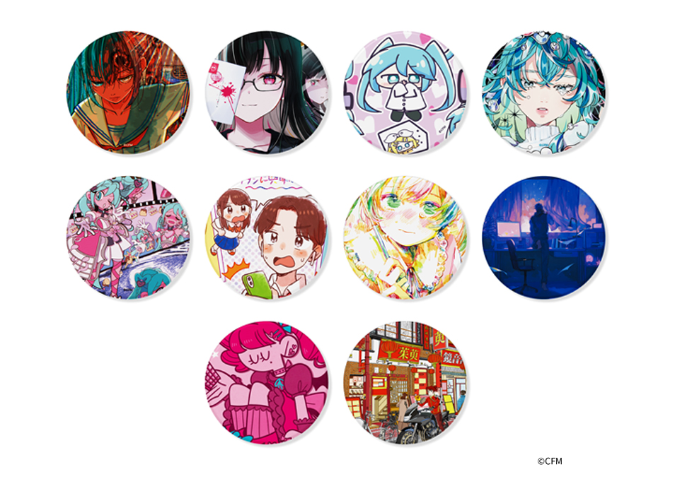 ニコニコ超会議2025】絵師展ランダム缶バッジ(全10種) | ドワンゴ