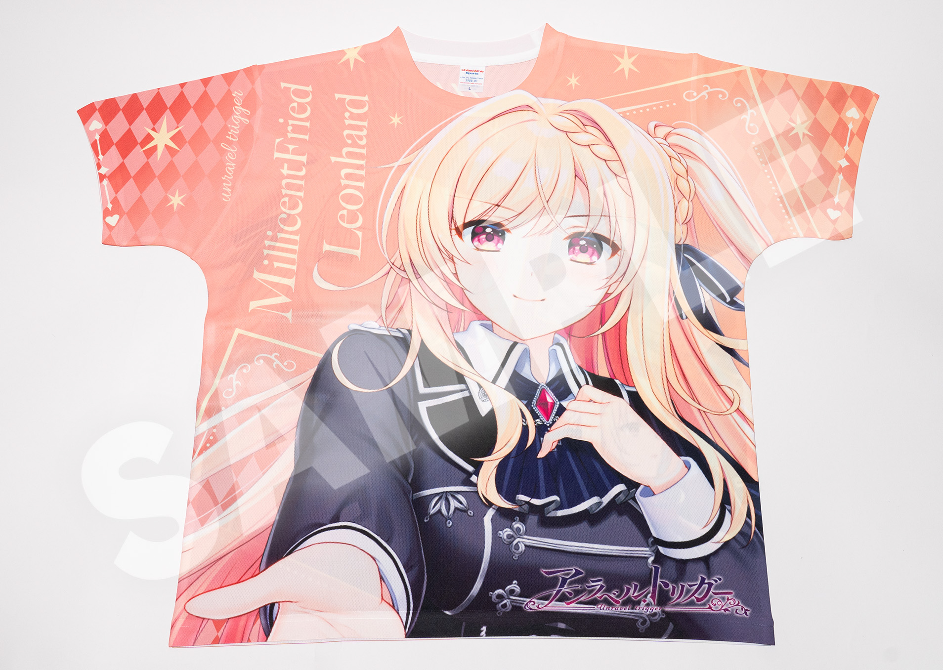 アンラベル・トリガー】フルグラフィックTシャツ ミリセント・フリード