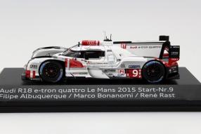 Audi R18 e-tron quattro – Le Mans 2015 jetzt im Maßstab 1:43