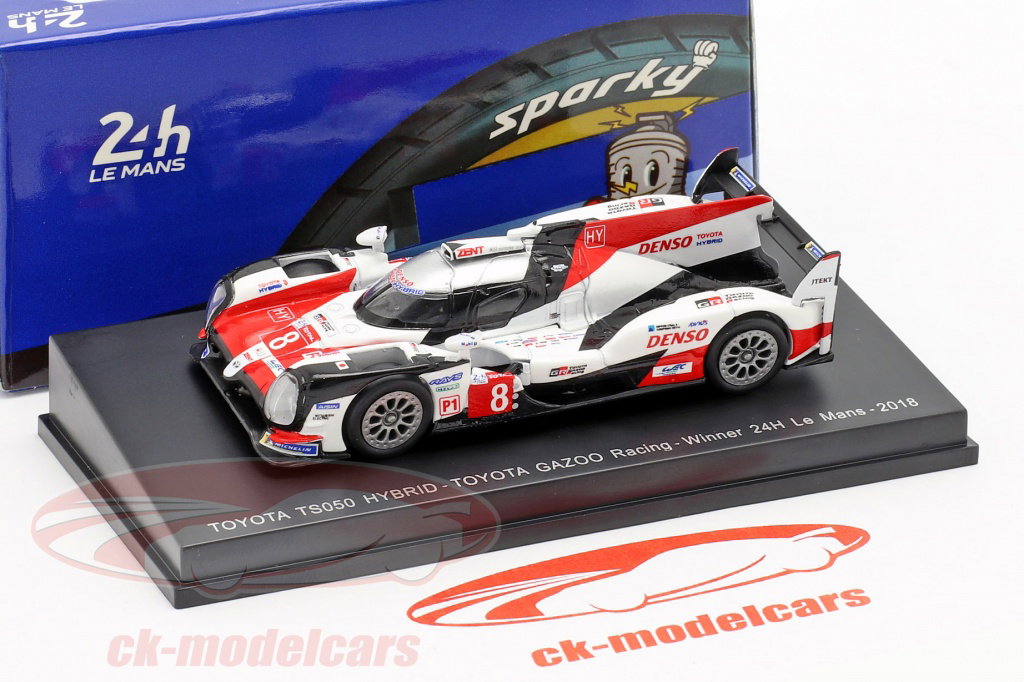 Spark 1:64 Toyota TS050 Hybrid #8 Winner 24h LeMans 2018 Buemi