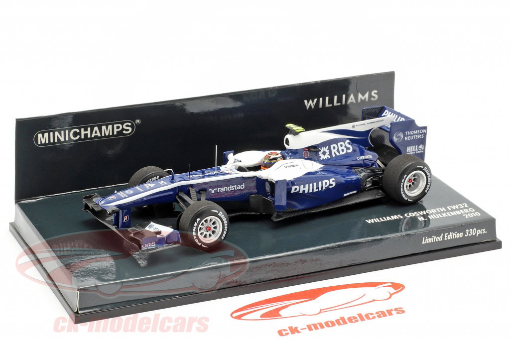 Minichamps 1:43 Nico Hülkenberg Williams FW32 #10 formula 1 2010