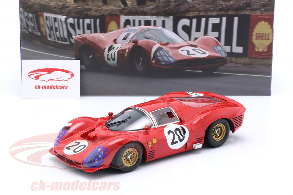 WERK83 1:18 Ferrari 330 P3 Coupé #20 24h LeMans 1966 Scarfiotti