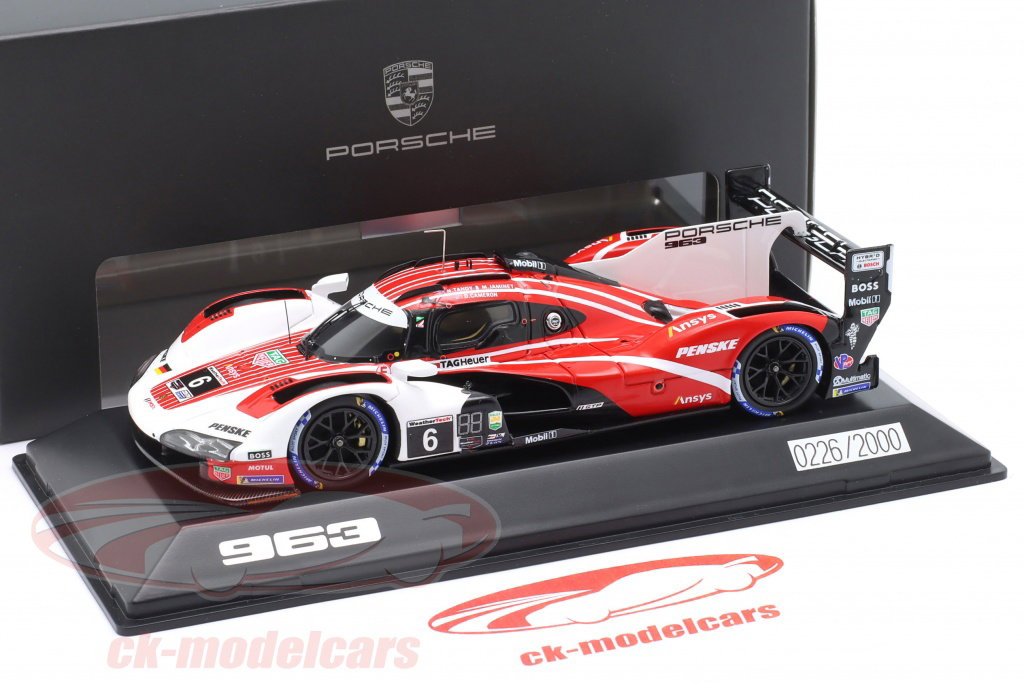 Spark 1:43 Penske Porsche 963 #6 24h Daytona 2023 Cameron, Jaminet
