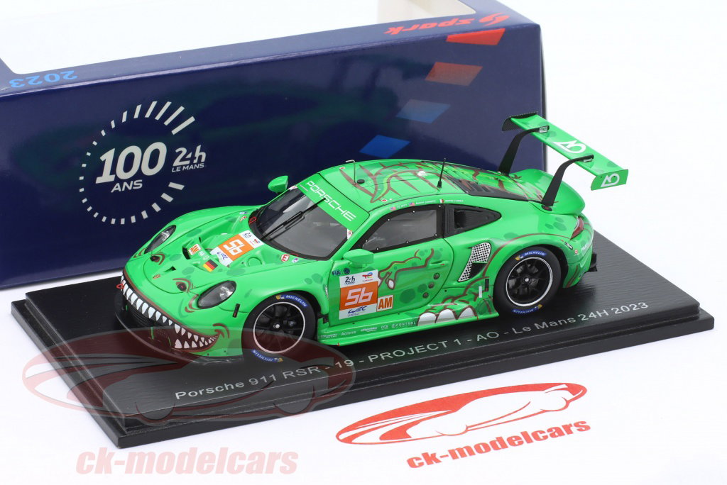 Spark 1:43 Porsche 911 RSR-19 #56 24h LeMans 2023 REXY AO Racing