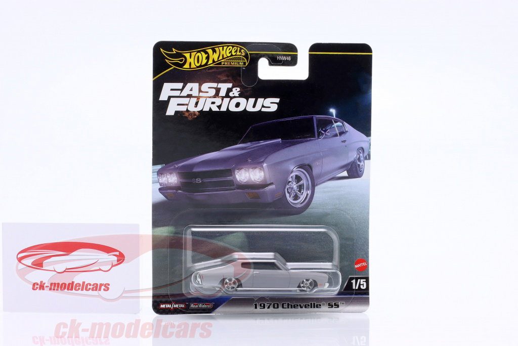 HotWheels 1:64 Chevrolet Chevelle SS 建設年 1970 (Fast & Furious