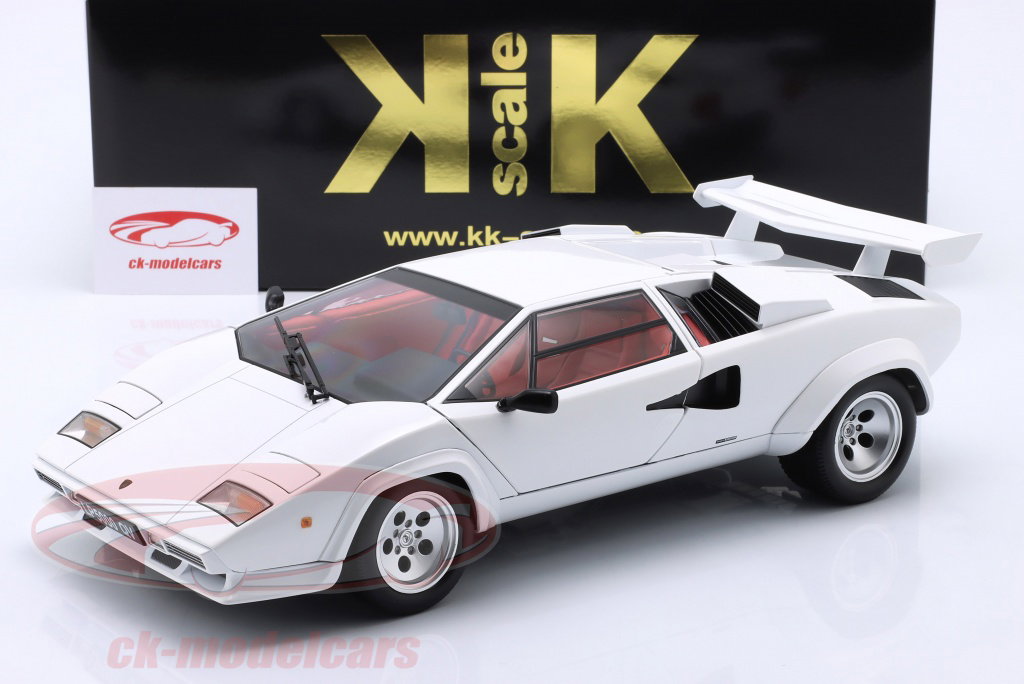 KK-Scale 1:12 Lamborghini Countach LP 5000 S QV 建設年 1985 白