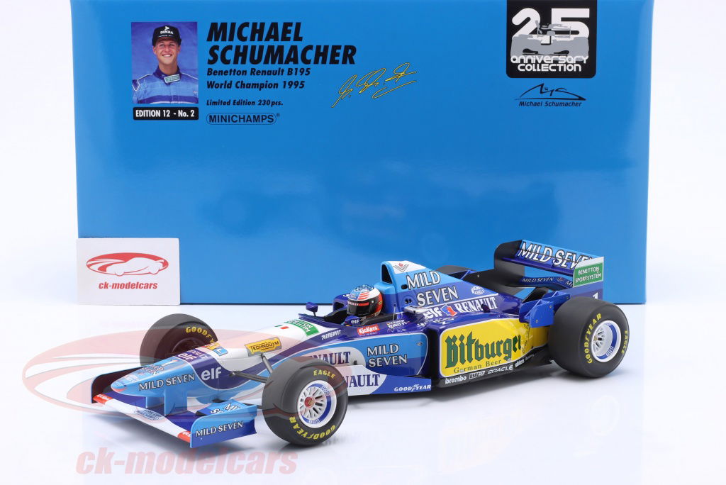 Minichamps 1:12 M. Schumacher Benetton B195 #1 式 1 世界