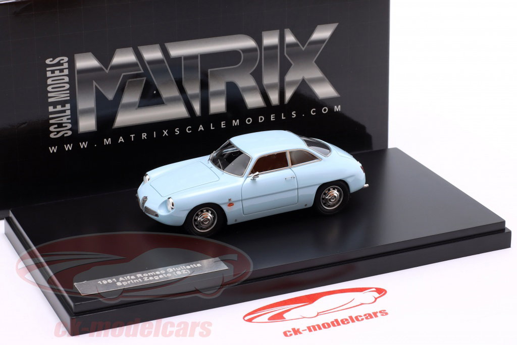 Matrix 1:43 Alfa Romeo Giulietta Sprint Zagato (SZ) year 1961