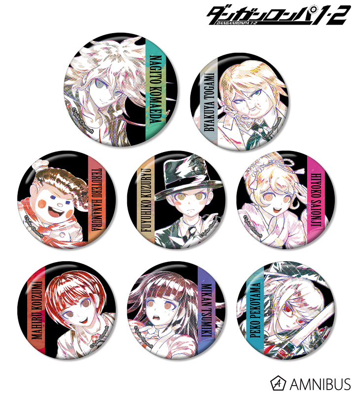 狛枝凪斗 ダンガンロンパ イラストレーター 缶バッジ 狛枝凪斗 狂気の