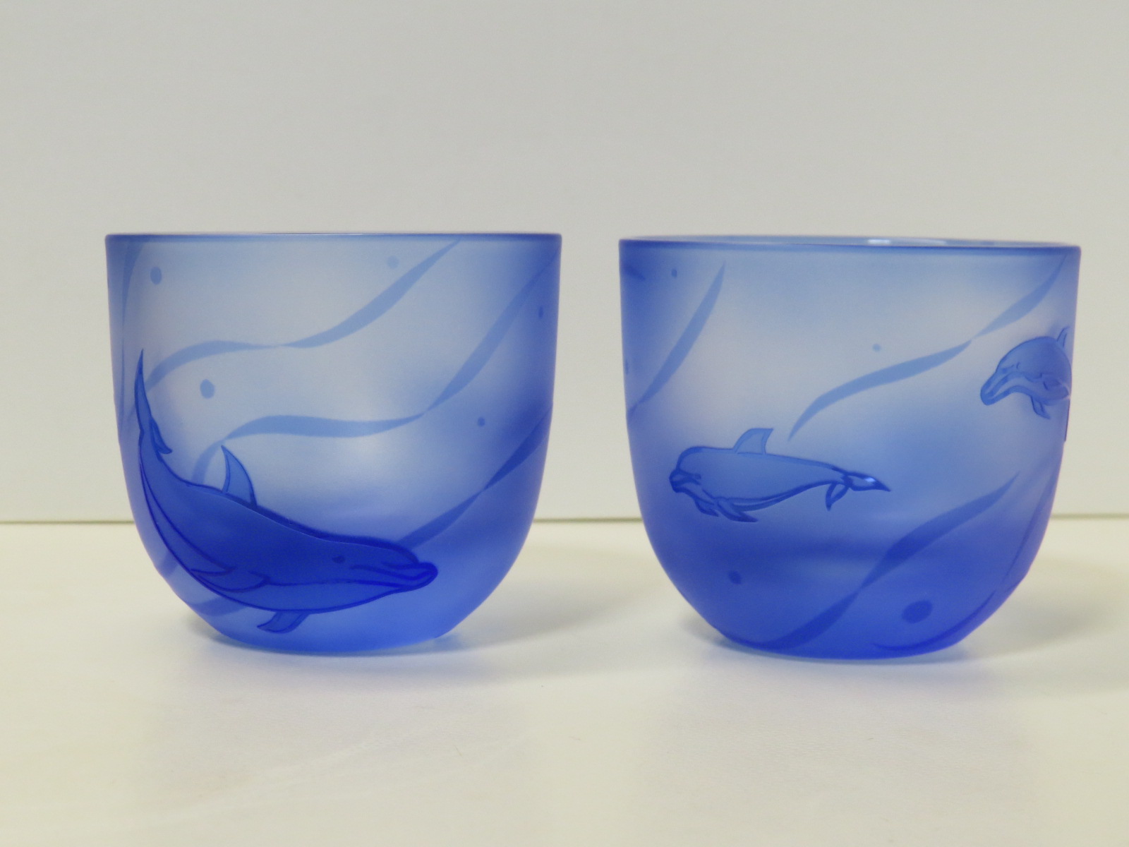 初めてでも安心！【サンドブラスト・色被せガラス使用】ロックグラス