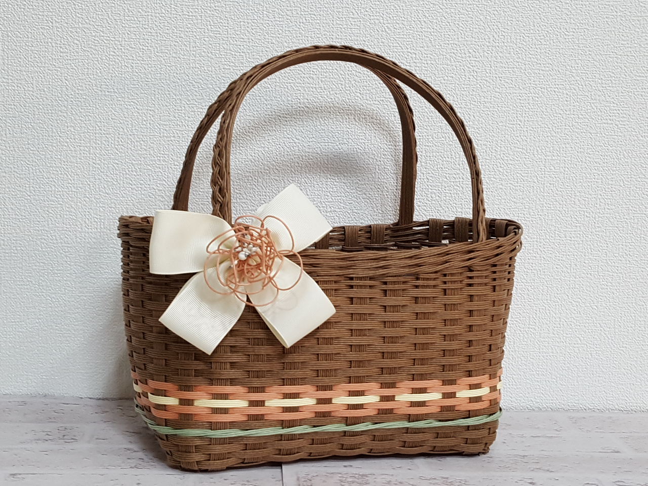 クラフト体験 紙バンドで作るバスケット/アトリエ十日月 - じゃらん