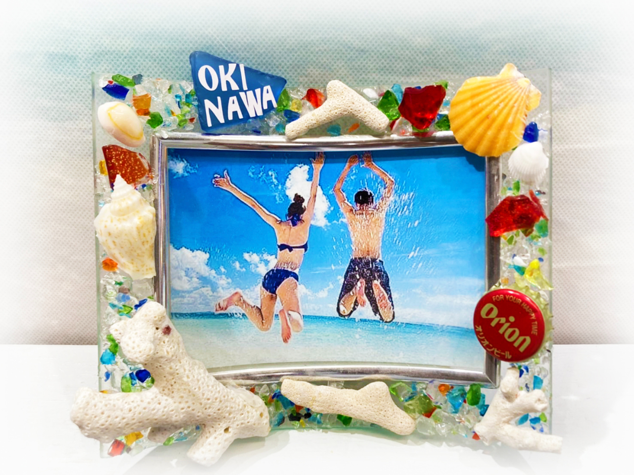 関西万博 ICOCA ミャクミャク×イコちゃん ガラス製フォトフレーム 関西