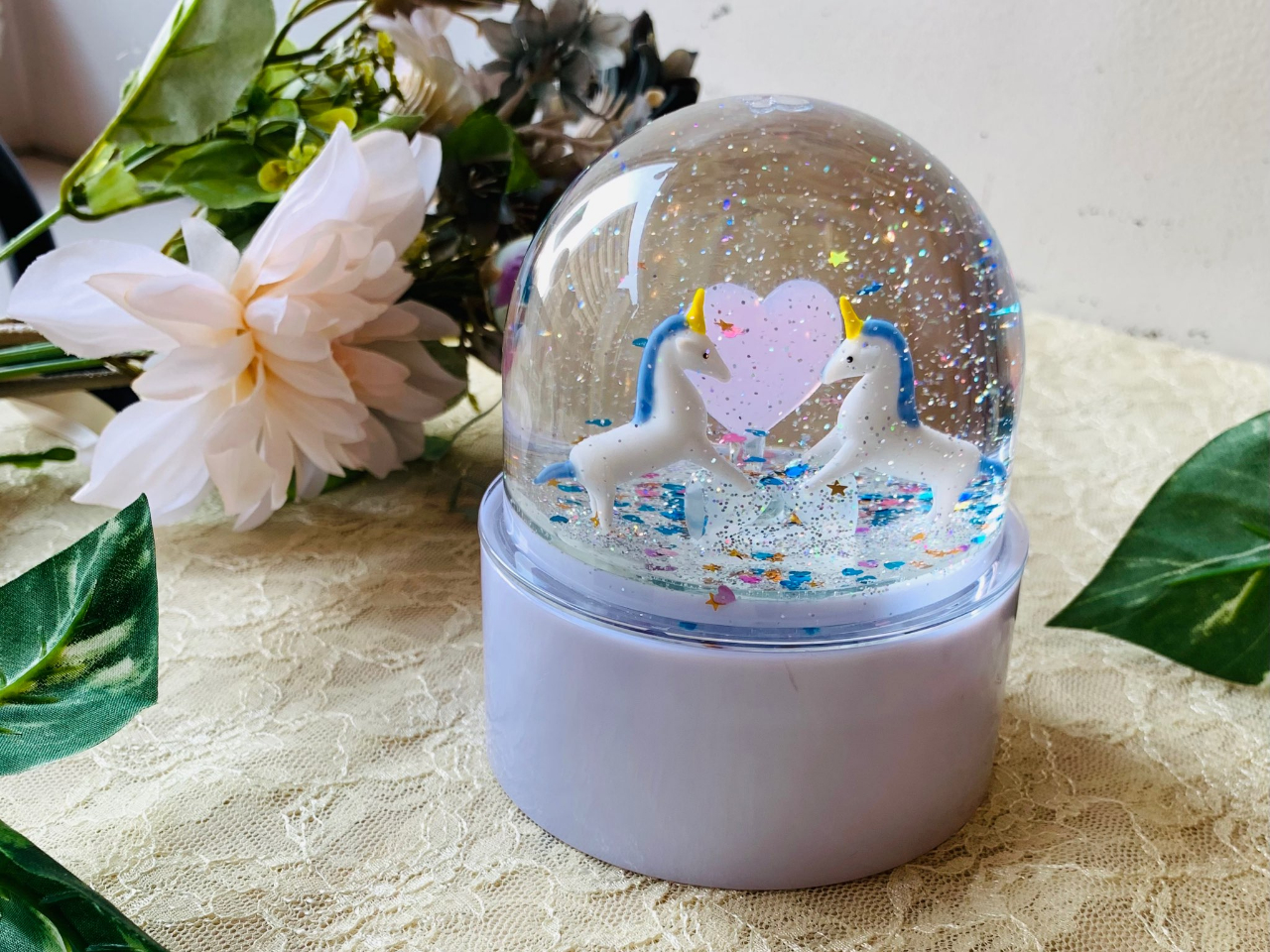 _振ると綺麗に舞うラメとガラス細工で作る組み合わせ自由自在のスノー