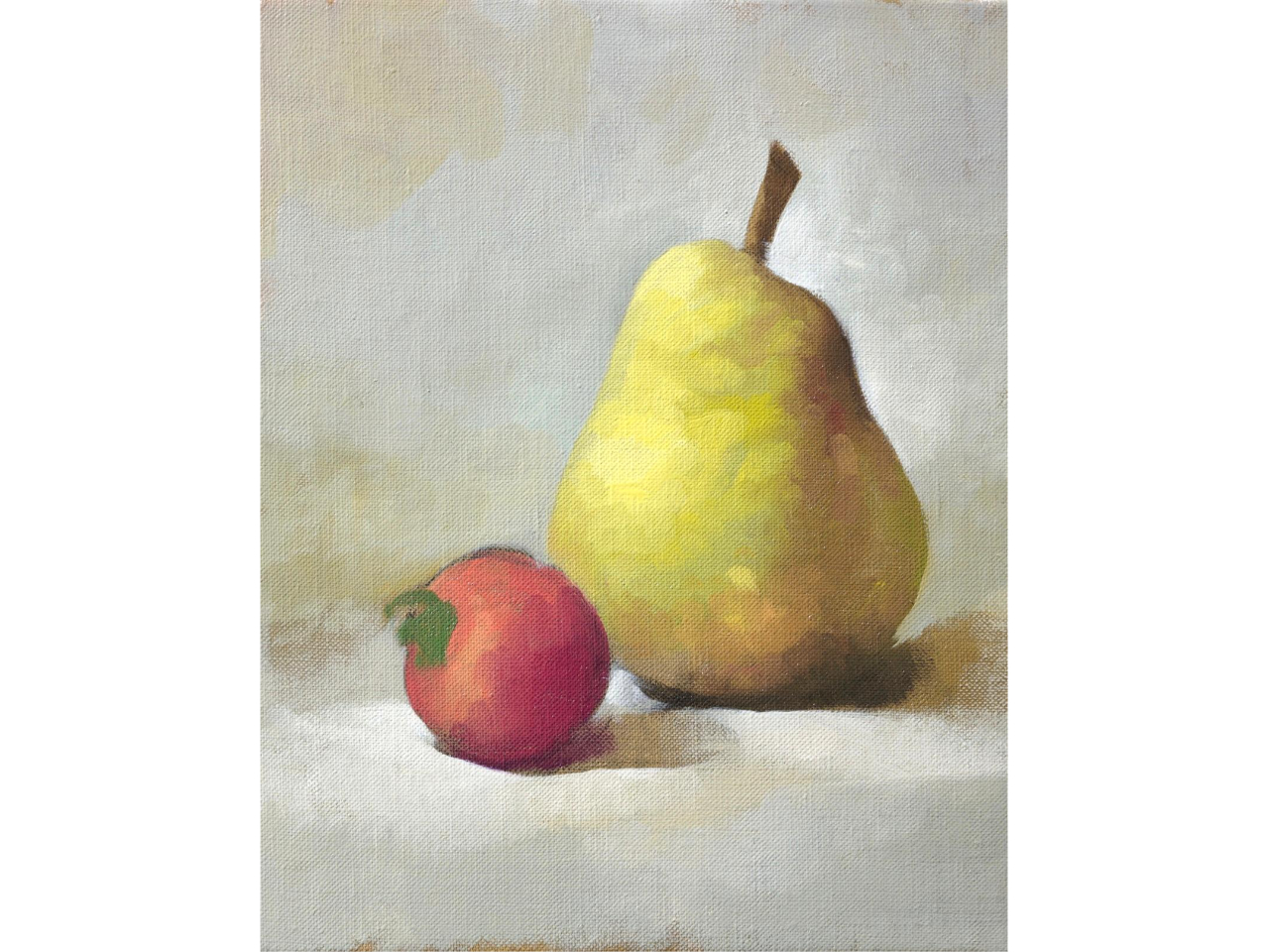 本格油絵入門！みずみずしい果物の静物画♪/ロイヤルアートスクール