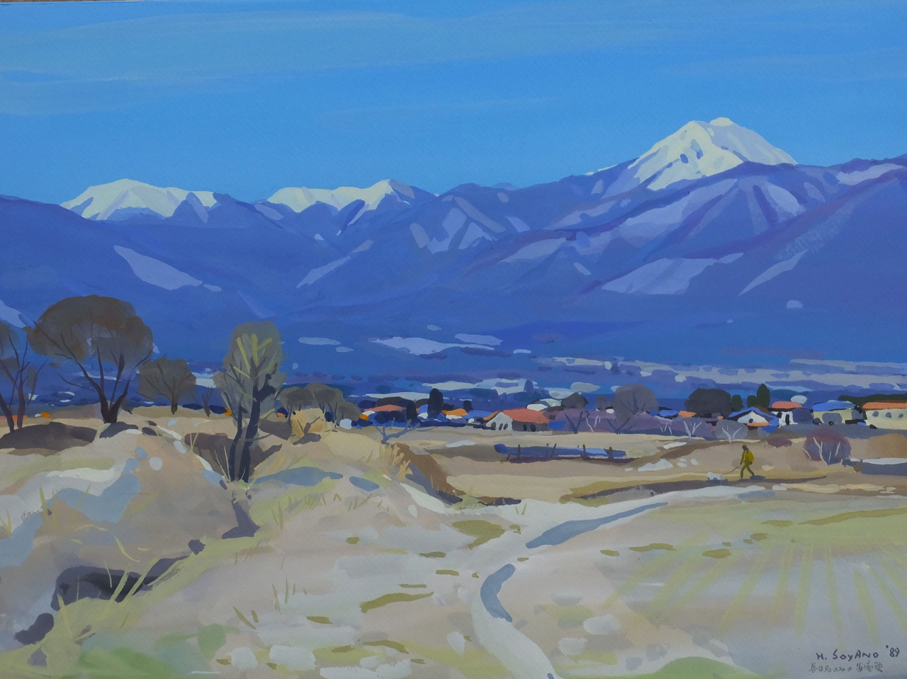 入館チケット】絵はがき1枚プレゼント！北アルプスと安曇野の美しい