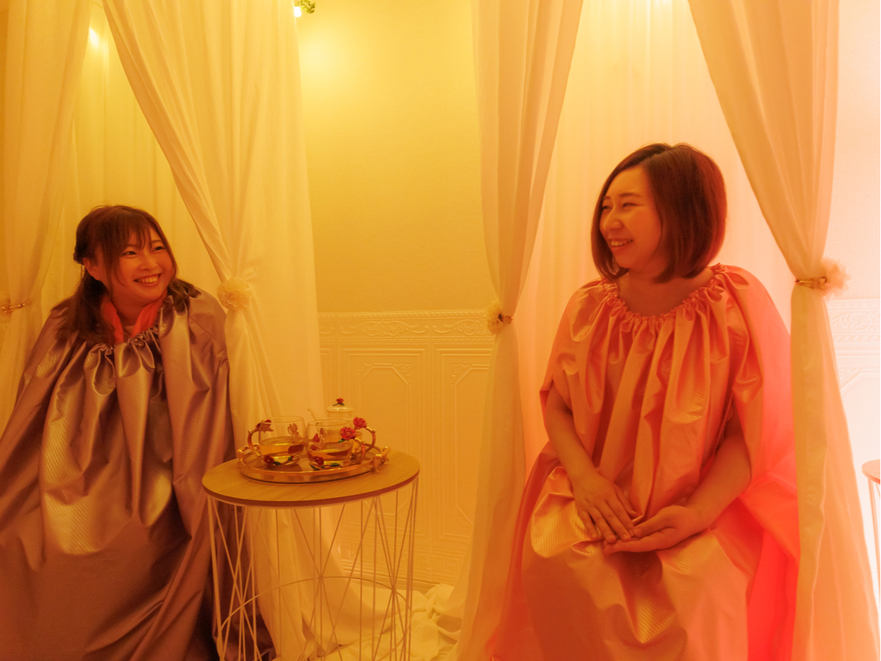 こだわり黄土よもぎ蒸し/国産よもぎ使用】よもぎ茶飲み放題♪ハーブ