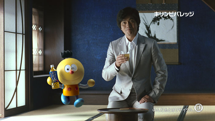 演技派俳優 佐藤浩市と人気キャラクター「コロ助」が初共演／キリン