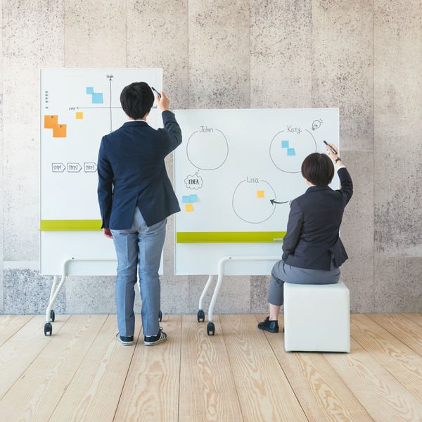 Matti（マッティ）スタッキングホワイトボード（両面タイプ） 正方形型