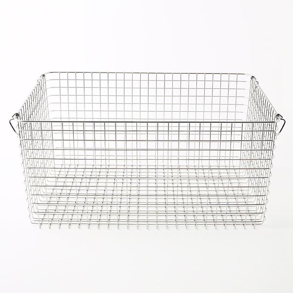 まとめ買いセット】無印良品 ステンレスワイヤーバスケット7 約幅51