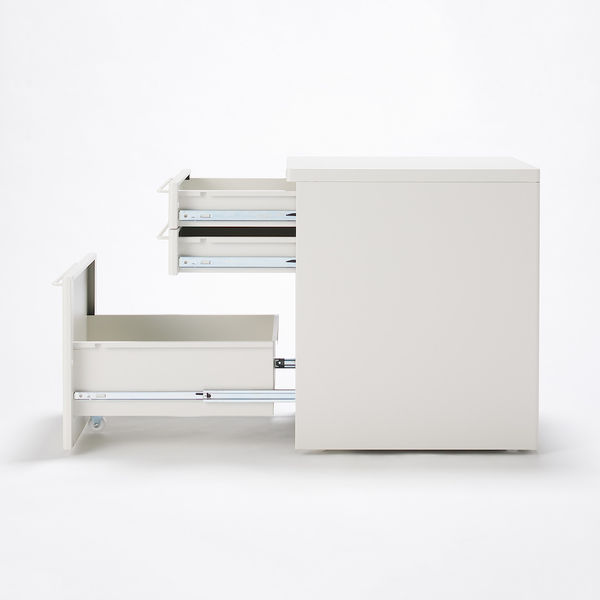 無印良品 スチールキャビネット ライトグレー 幅39．5×奥行56×高