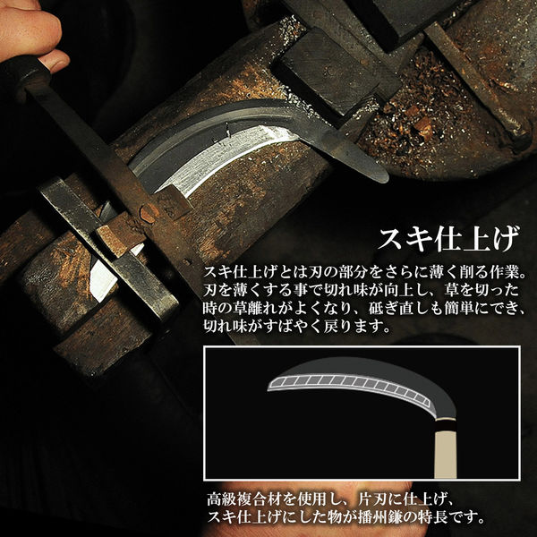 竹本鎌製作所 中厚鎌 ktu-1913 1本（直送品） - アスクル