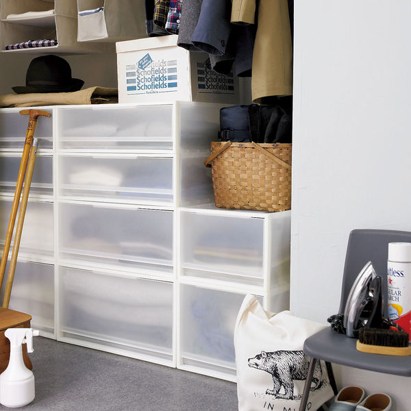 無印良品 ポリプロピレン 収納ケース ワイド 小 約幅55×奥行44.5×高さ