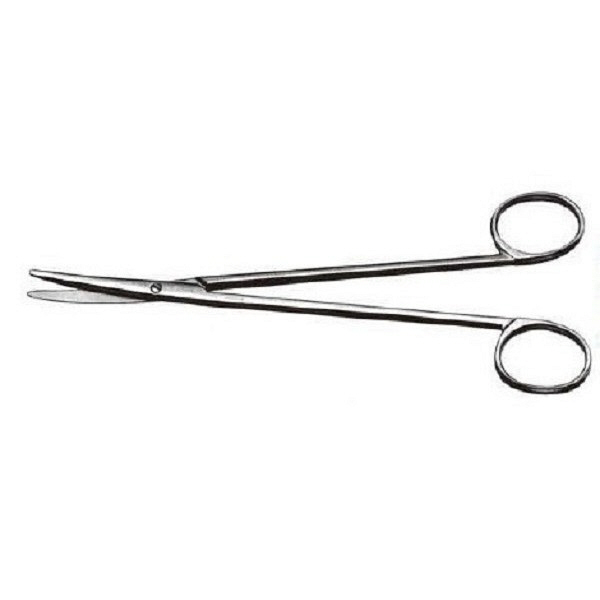 ミズホ メッツェンバウム剪刀(曲(反)/180mm) 09-081-00 1本 24-6863-12