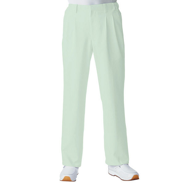 KAZEN メンズスラックス（メンズパンツ） 医療白衣 ミントグリーン 3L