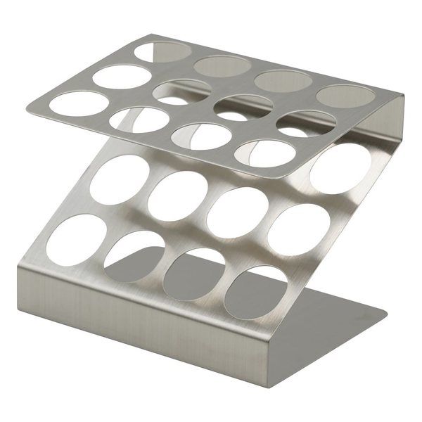 アズワン 試験管立台Z型 16mmφ×12本 SUS304 2カタ 1セット(5個) 6-309