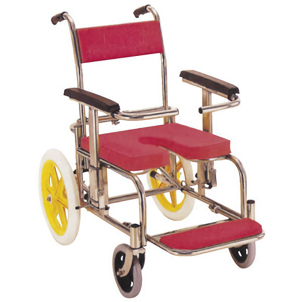 カワムラサイクル 入浴・シャワー用車いす KS2(ステンレスセイ) KS2 1