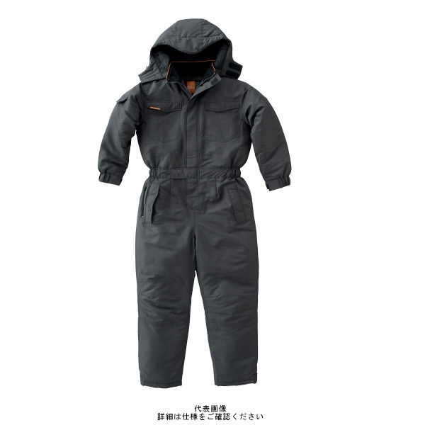 クロダルマ 防寒ツナギ服 チャコールグレー LL 54187ー48ーLL 1枚